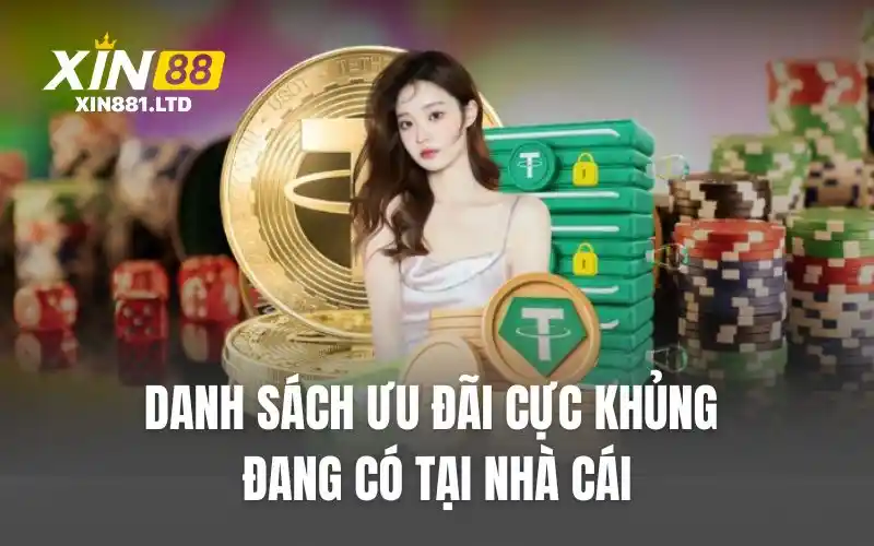 Danh sách ưu đãi cực khủng đang có tại nhà cái