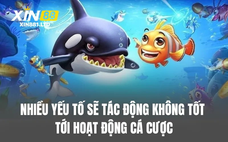 Nhiều yếu tố sẽ tác động không tốt tới hoạt động cá cược