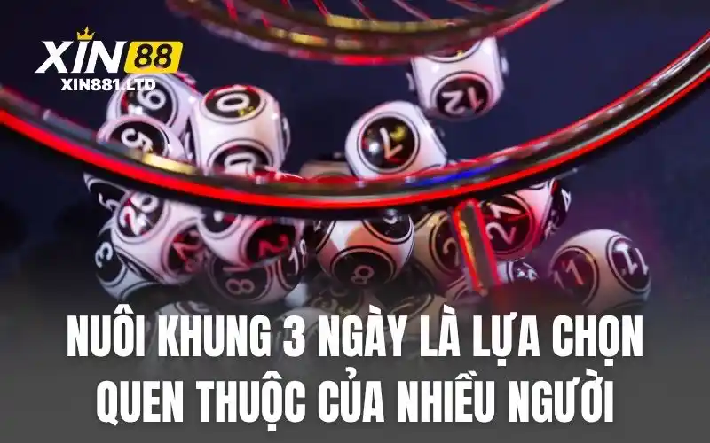 Nuôi khung 3 ngày là lựa chọn quen thuộc của nhiều người